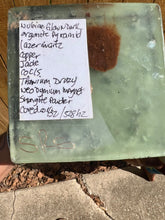 Load image into Gallery viewer, Glow N The Dark Jade Nubian Orgonite Pyramid