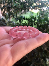 Load image into Gallery viewer, Kids Strawberry Quartz Crystal Bracelet