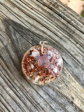 Load image into Gallery viewer, Rainbow Moon Stone Orgonite Pendant