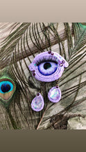 Load image into Gallery viewer, Lavender 3rd Eye Talisman Necklace