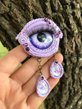 Load image into Gallery viewer, Lavender 3rd Eye Talisman Necklace