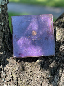 Opalite Nubian Orgonite Pyramid