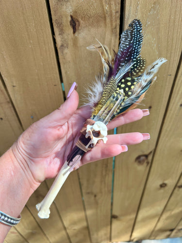 Coyote Bone Smudge Fan