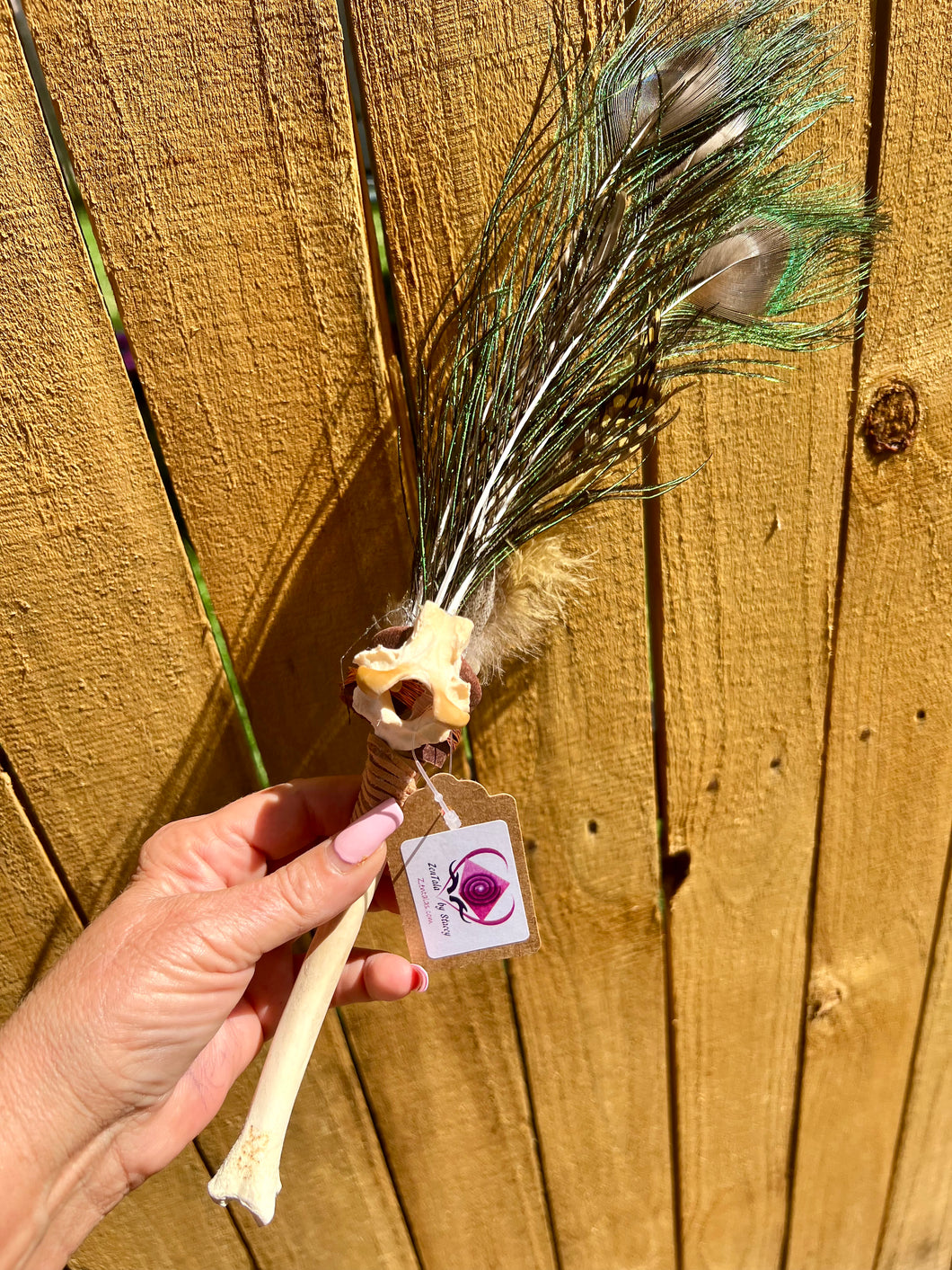 Coyote Bone Smudge Fan
