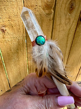 Load image into Gallery viewer, Clear Quartz Coyote Clearing Wand