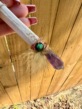 Load image into Gallery viewer, Clear Quartz Coyote Clearing Wand