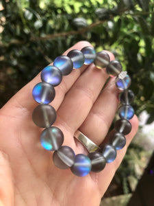 Blue Mystic Quartz  Crystal Bracelet